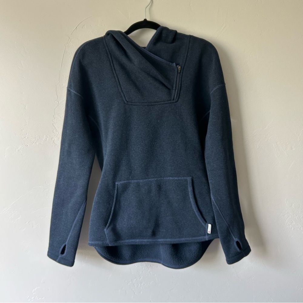 Stio Sweetwater Fleece Sweater Knit Pullover Hoodie Medium Granola Gorpcore